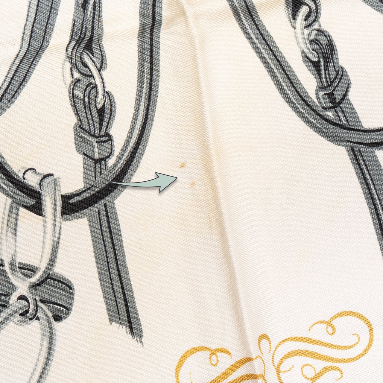 Hermès Hermès Classic "BRIDE de GALA" Silk Carre 90 Scarf Tuch Blauw