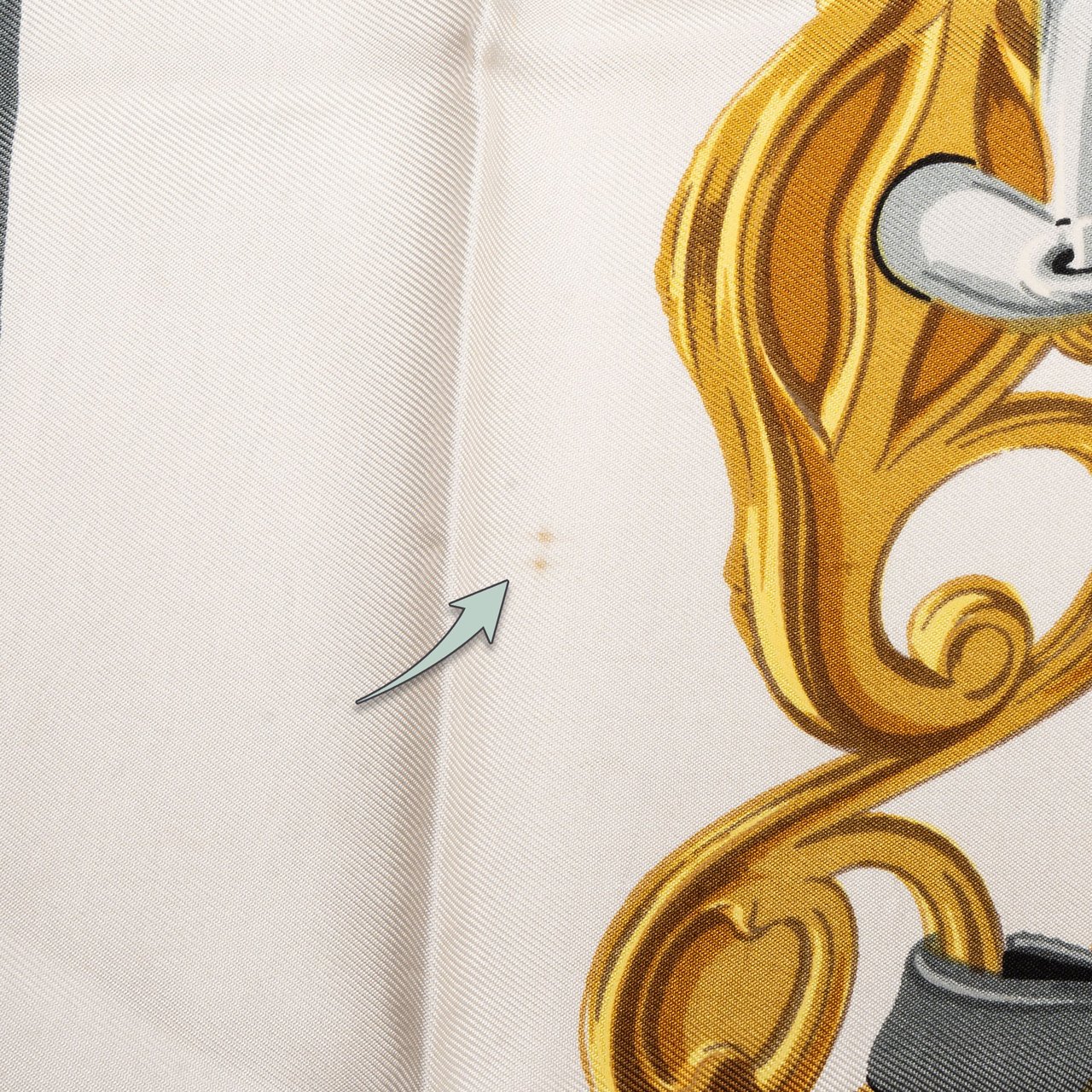 Hermès Hermès Classic "BRIDE de GALA" Silk Carre 90 Scarf Tuch Blauw