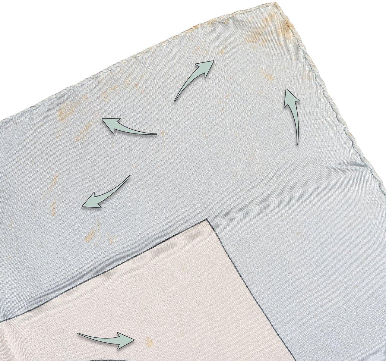 Hermès Hermès Classic "BRIDE de GALA" Silk Carre 90 Scarf Tuch Blauw