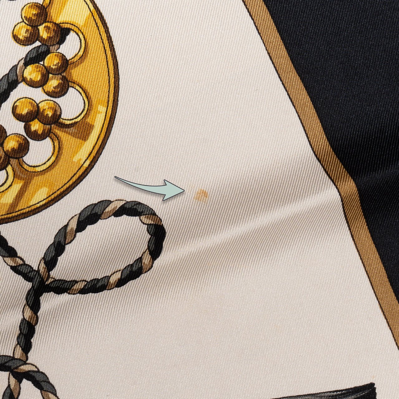 Hermès Classic "Les Clefs" Silk Carre 90 Scarf Tuch Zwart