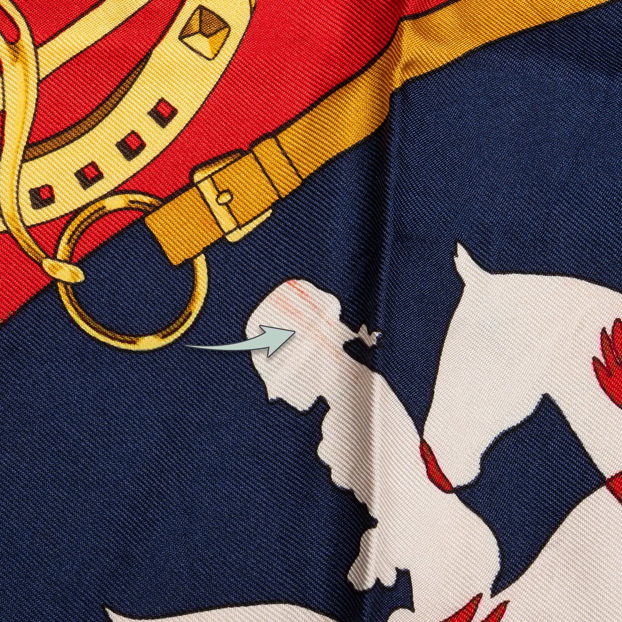 Hermès Hermès Classic "MANÉGE" Silk Carre 90 Scarf Tuch Rood