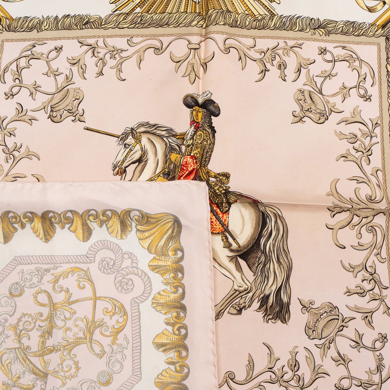 Hermès Hermès Classic "LVDOVICVS MAGNVS" Silk Carre 90 Scarf Tuch Divers