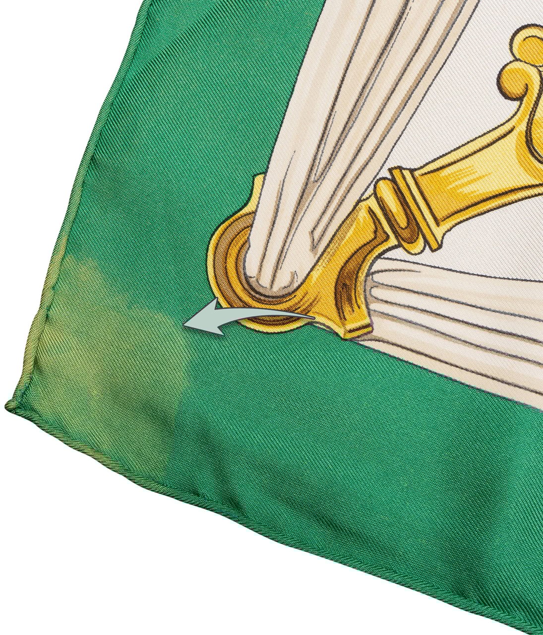 Hermès Hermès Classic "ETRIERS" Silk Carre 90 Scarf Tuch Groen