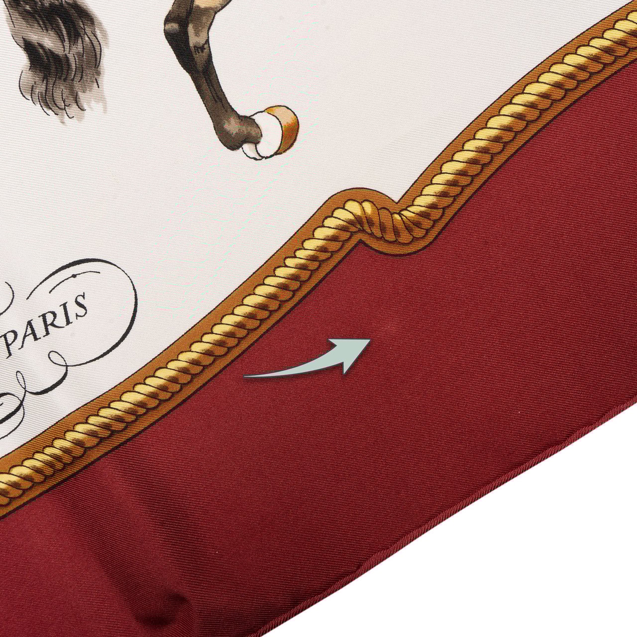 Hermès Hermès Classic "REPRISE" Silk Carre 90 Scarf Tuch Rood