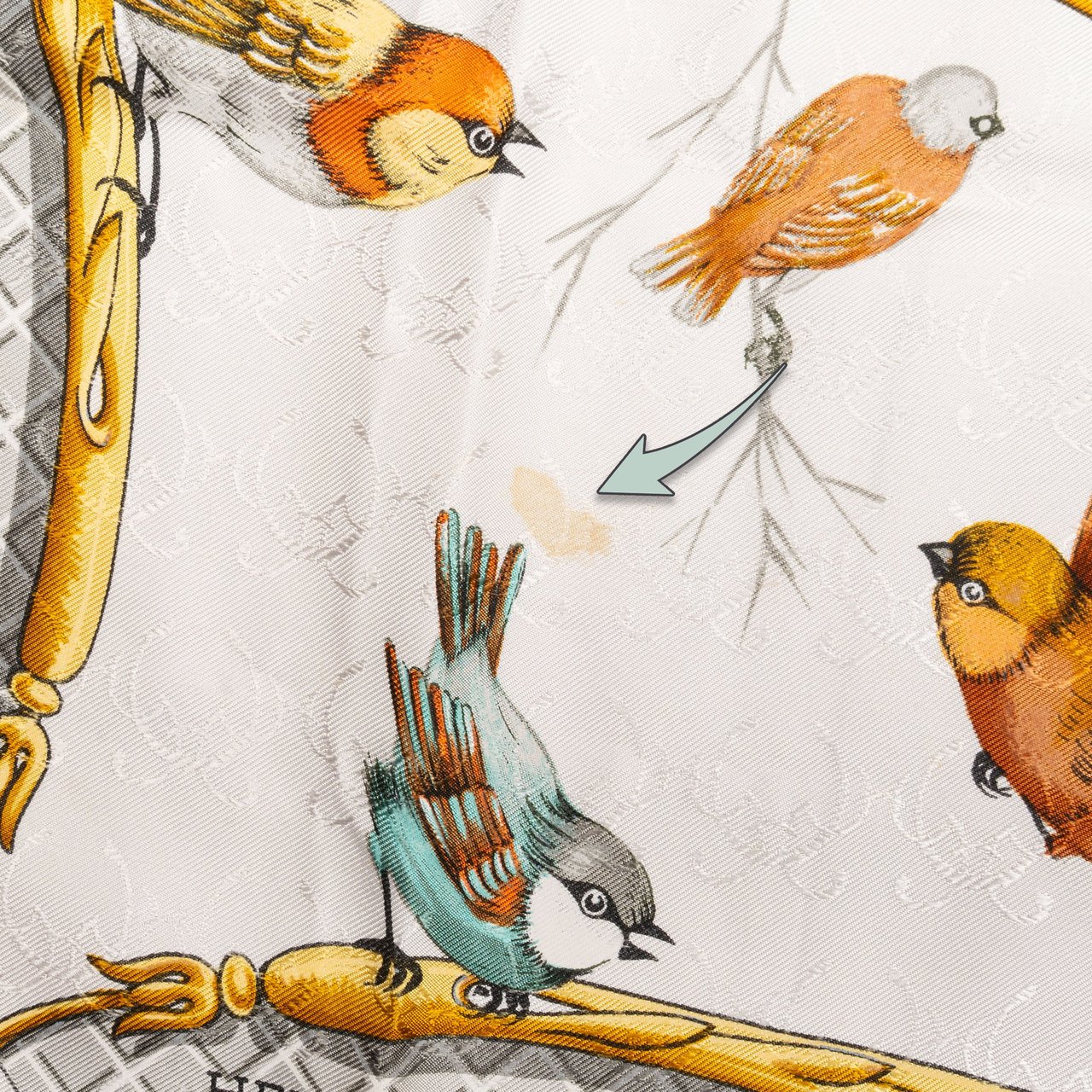 Hermès Hermès Classic "LA CLE des CHAMPS" Silk Carre 90 Scarf Tuch Donkergrijs