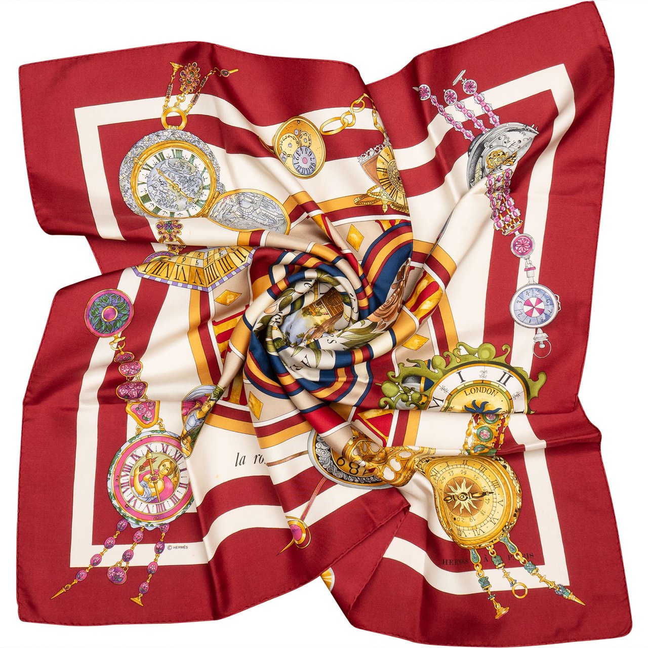Hermès Hermès Classic "parmi le fleurs" Silk Carre 90 Scarf Tuch Divers