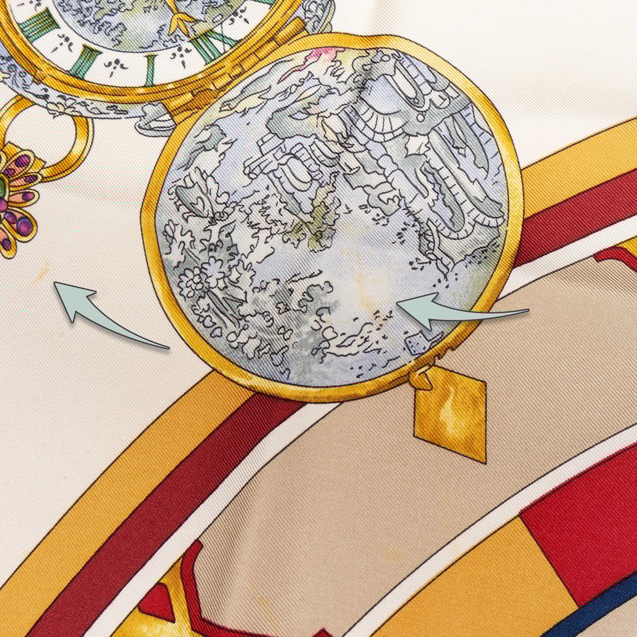 Hermès Hermès Classic "parmi le fleurs" Silk Carre 90 Scarf Tuch Divers