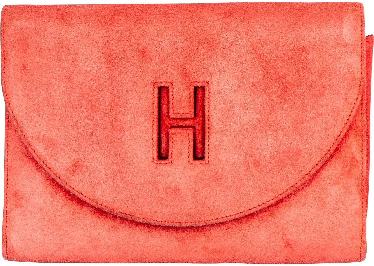 Hermès Hermès Suede H Clutch Jige Divers