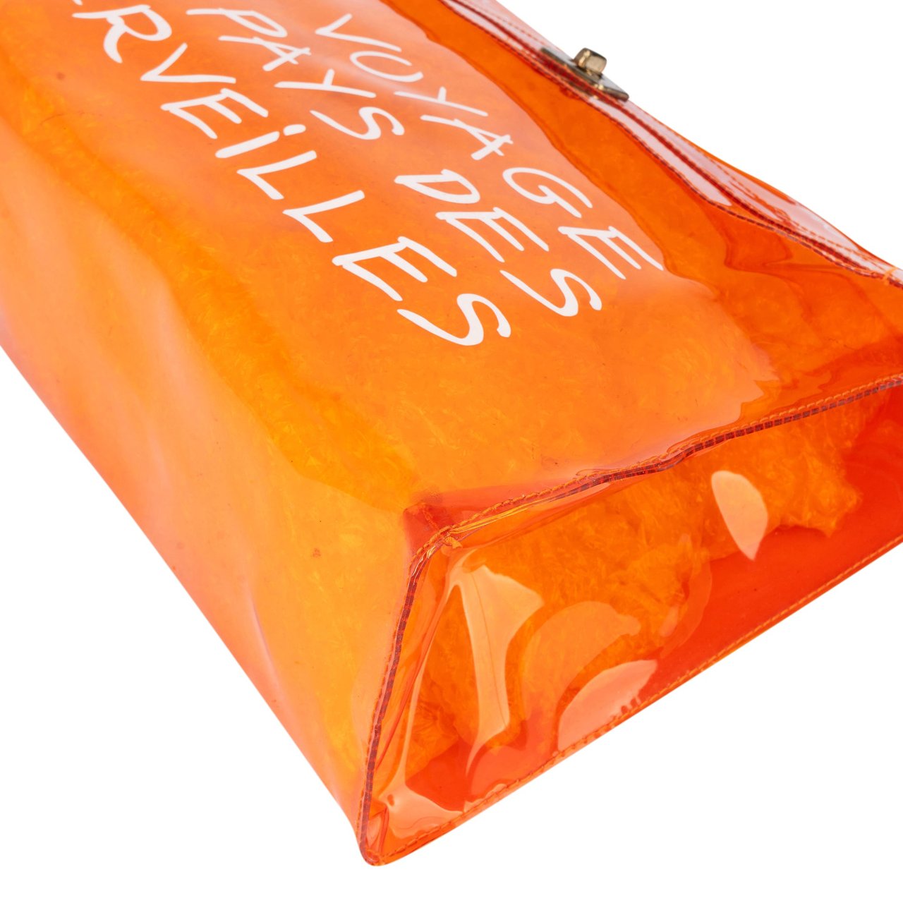Hermès Hermès Transparent Souvenir 1997 Kelly Handbag Oranje