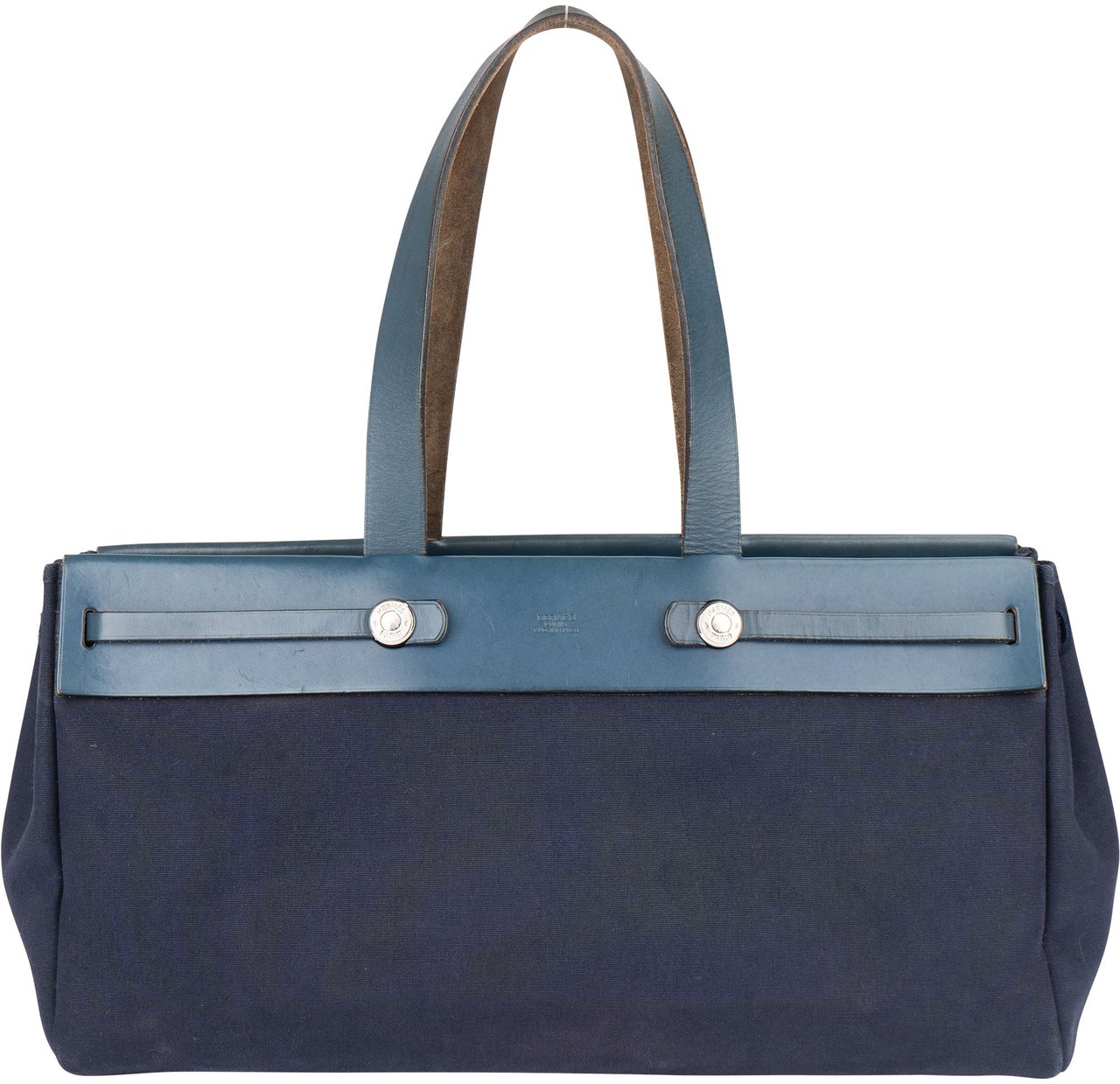 Hermès Hermès Classic Cotton Cabas Handbag Blauw
