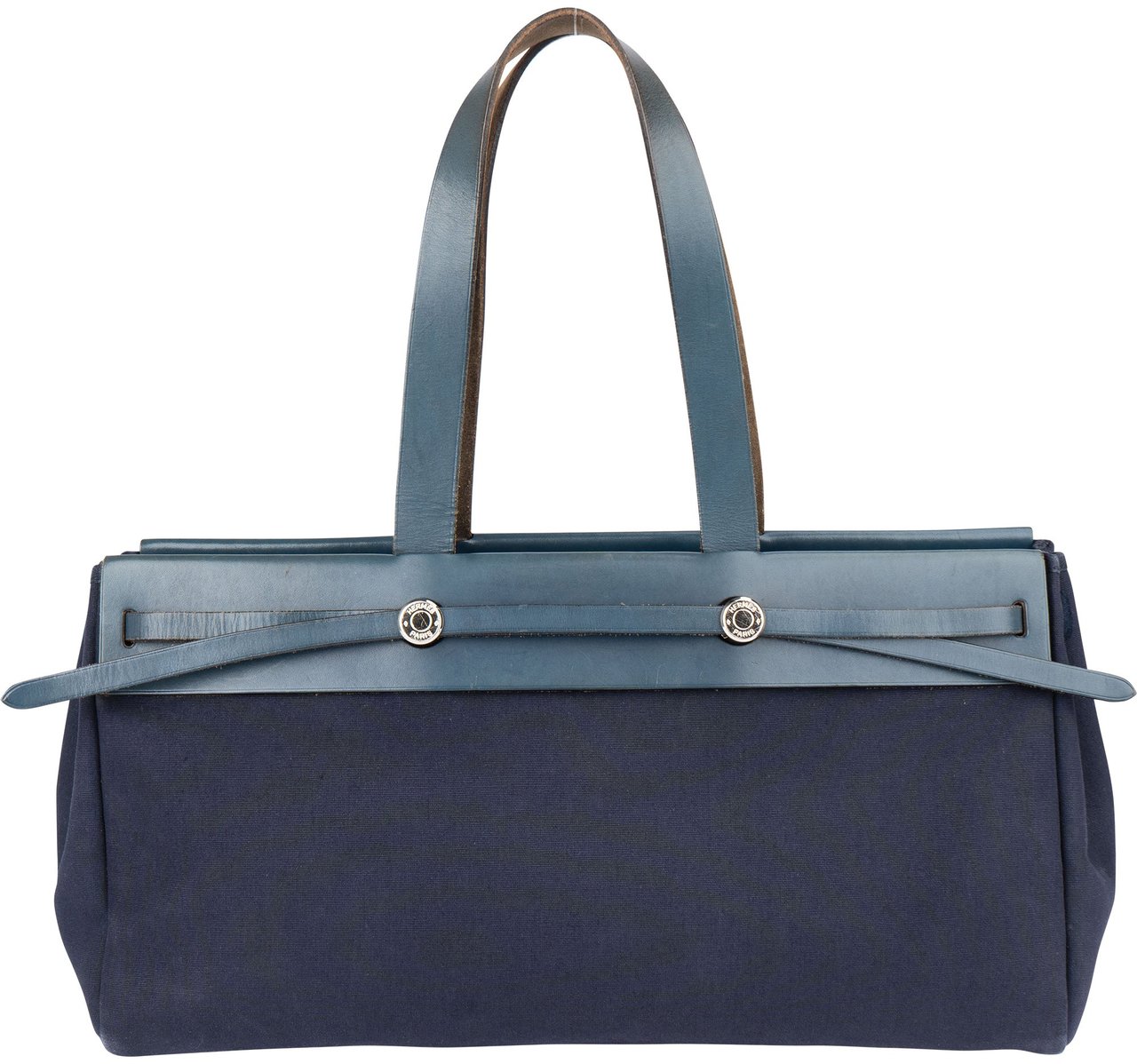 Hermès Hermès Classic Cotton Cabas Handbag Blauw