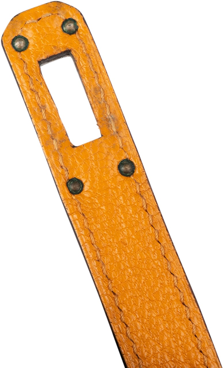 Hermès Hermès Jaune Chevre Leather Kelly Wallet Geel