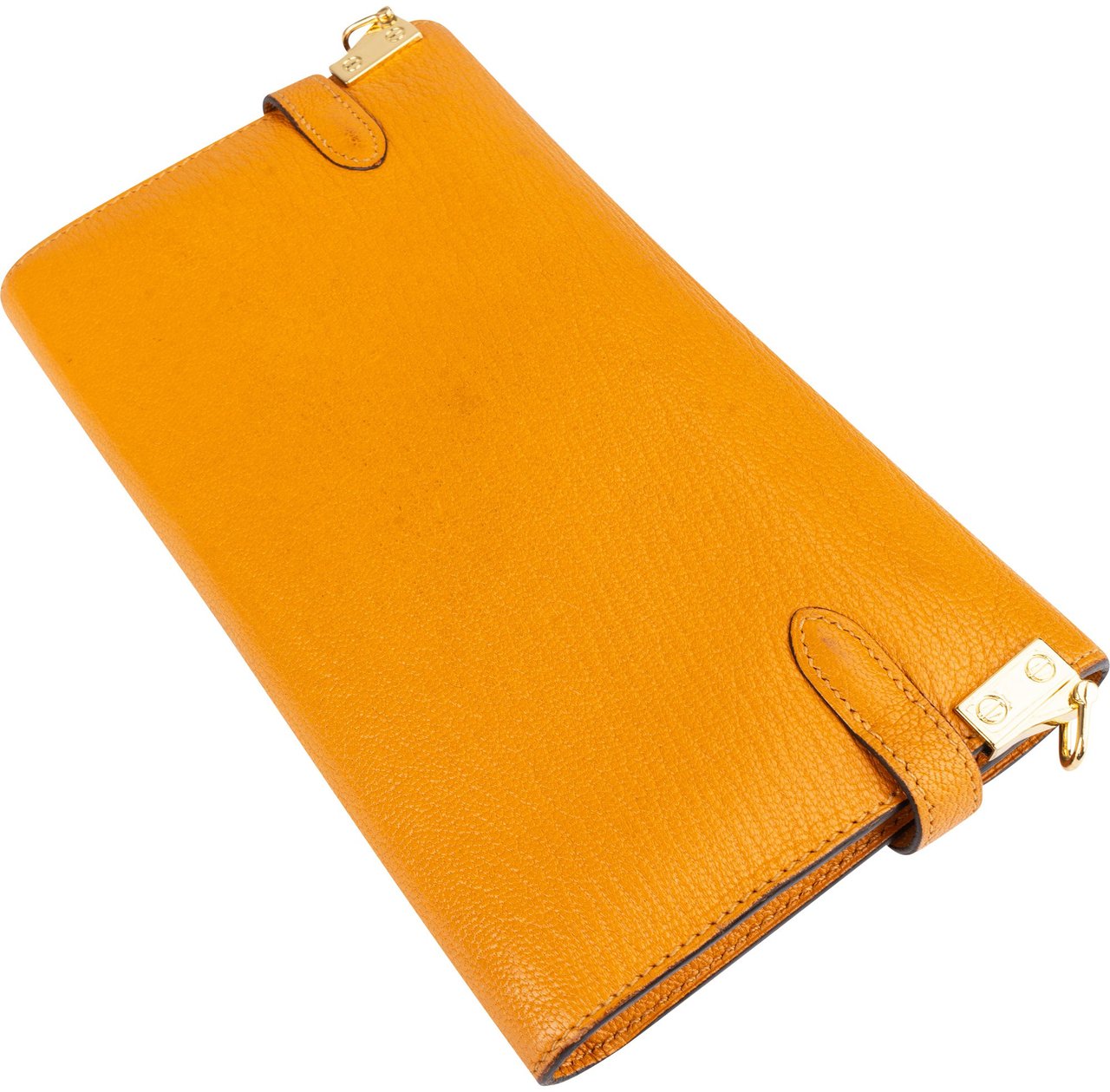 Hermès Hermès Jaune Chevre Leather Kelly Wallet Geel