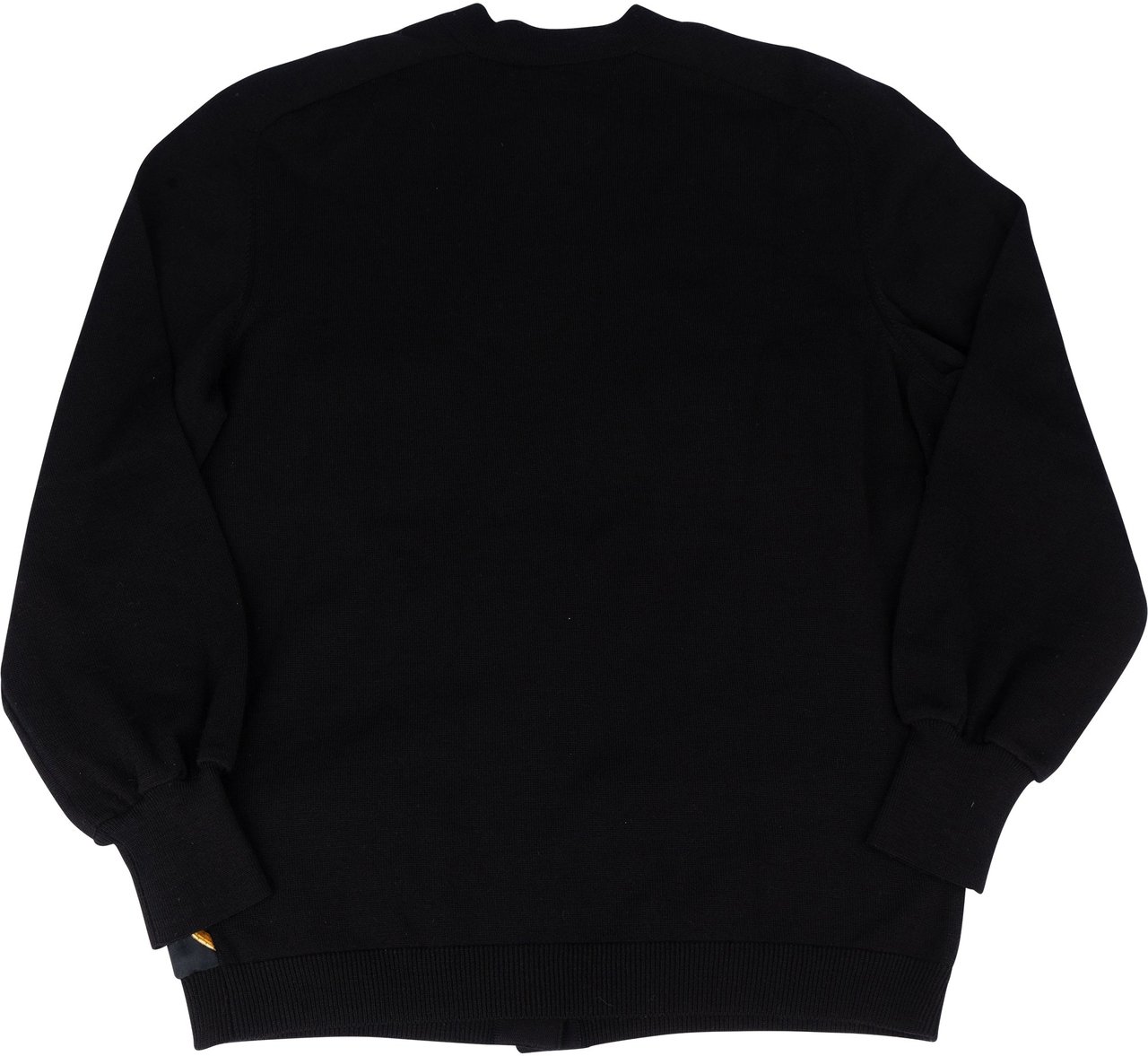 Hermès Hermès Golden Silk Elements Wool Cardigan (DE34 / FR36) Zwart