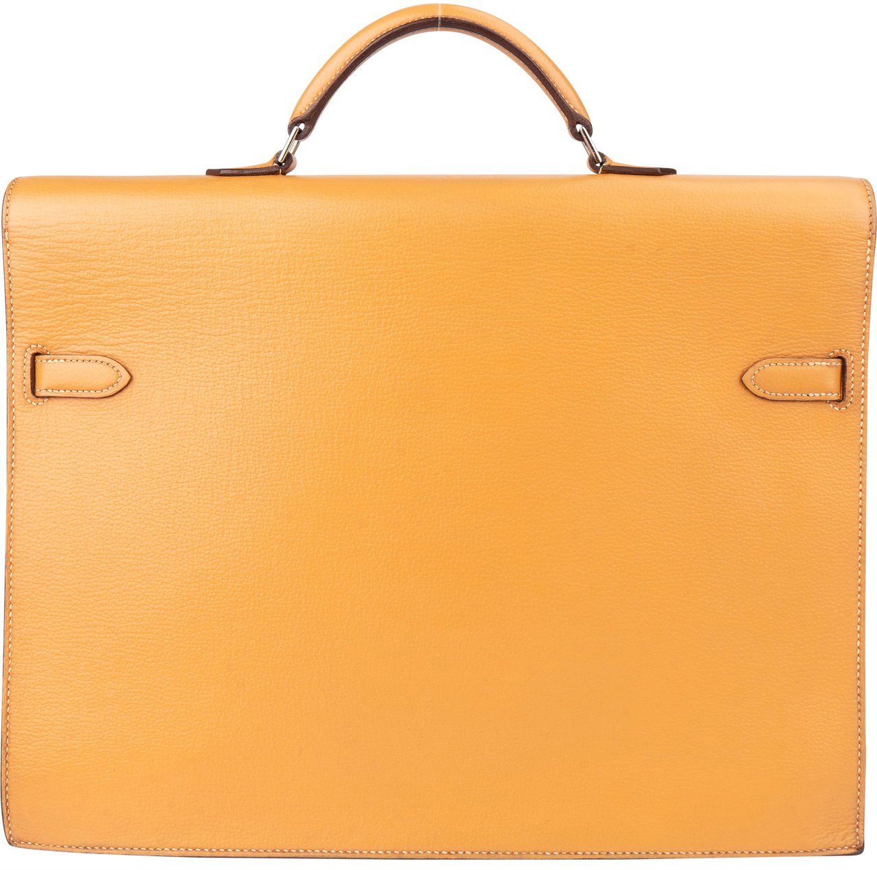 Hermès Hermès Brown Calfskin Kelly Depeche 38 Briefcase Bag Bruin