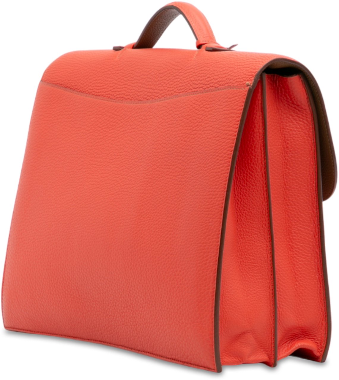 Hermès Togo Sac A Depeches Verso 38 Oranje
