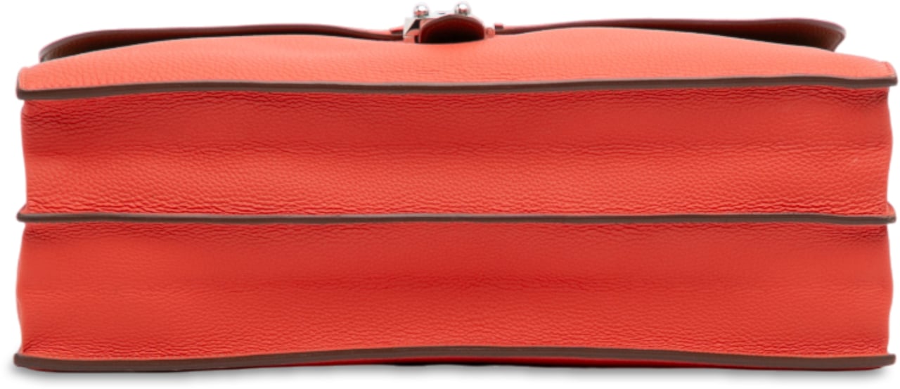 Hermès Togo Sac A Depeches Verso 38 Oranje