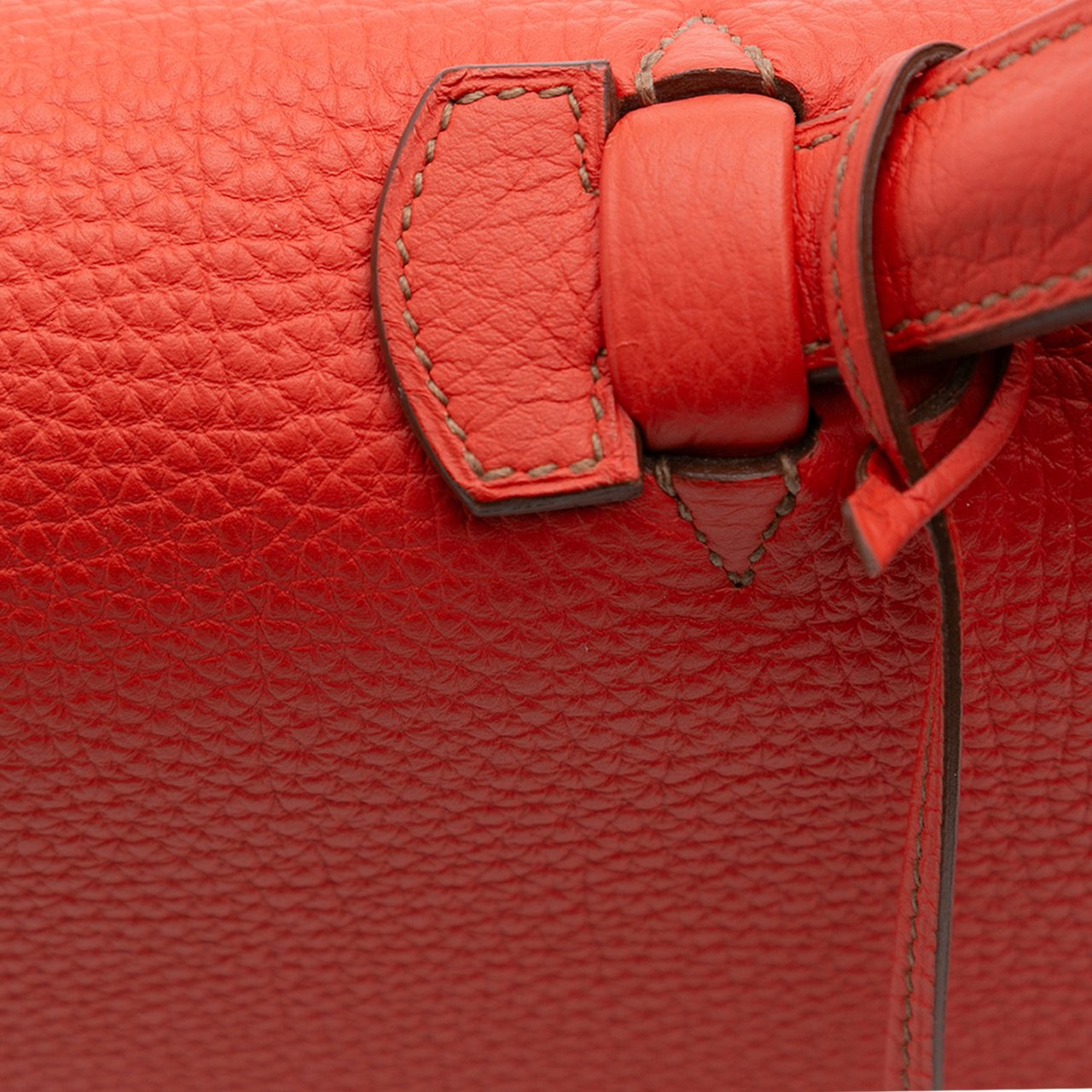 Hermès Togo Sac A Depeches Verso 38 Oranje