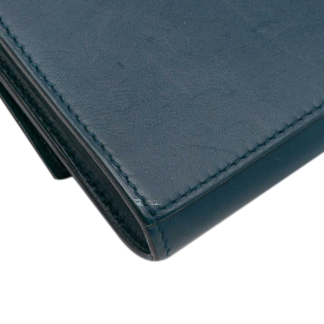 Hermès Tadelakt Medor Clutch 23 Blauw