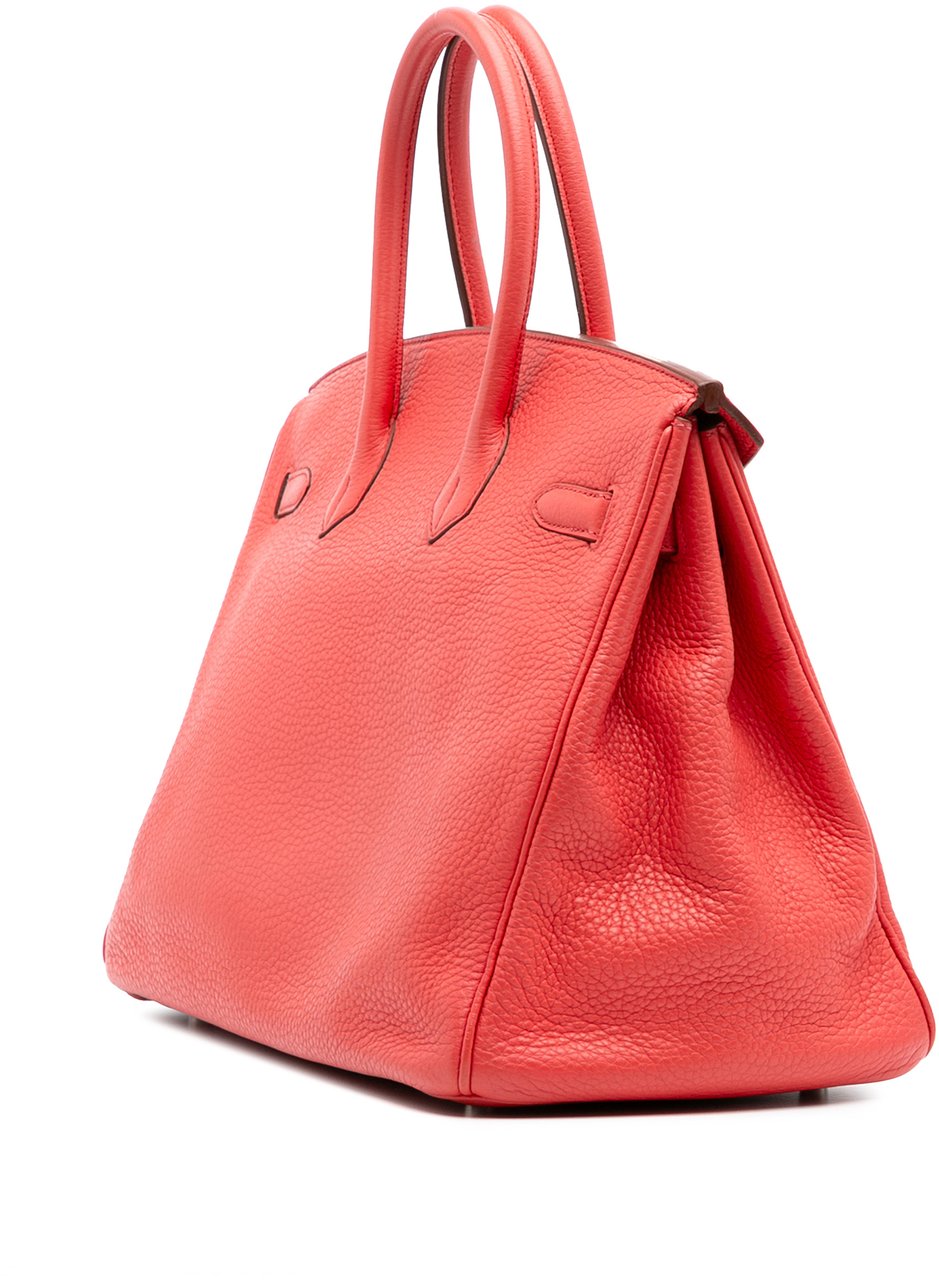 Hermès Togo Birkin Retourne 35 Roze