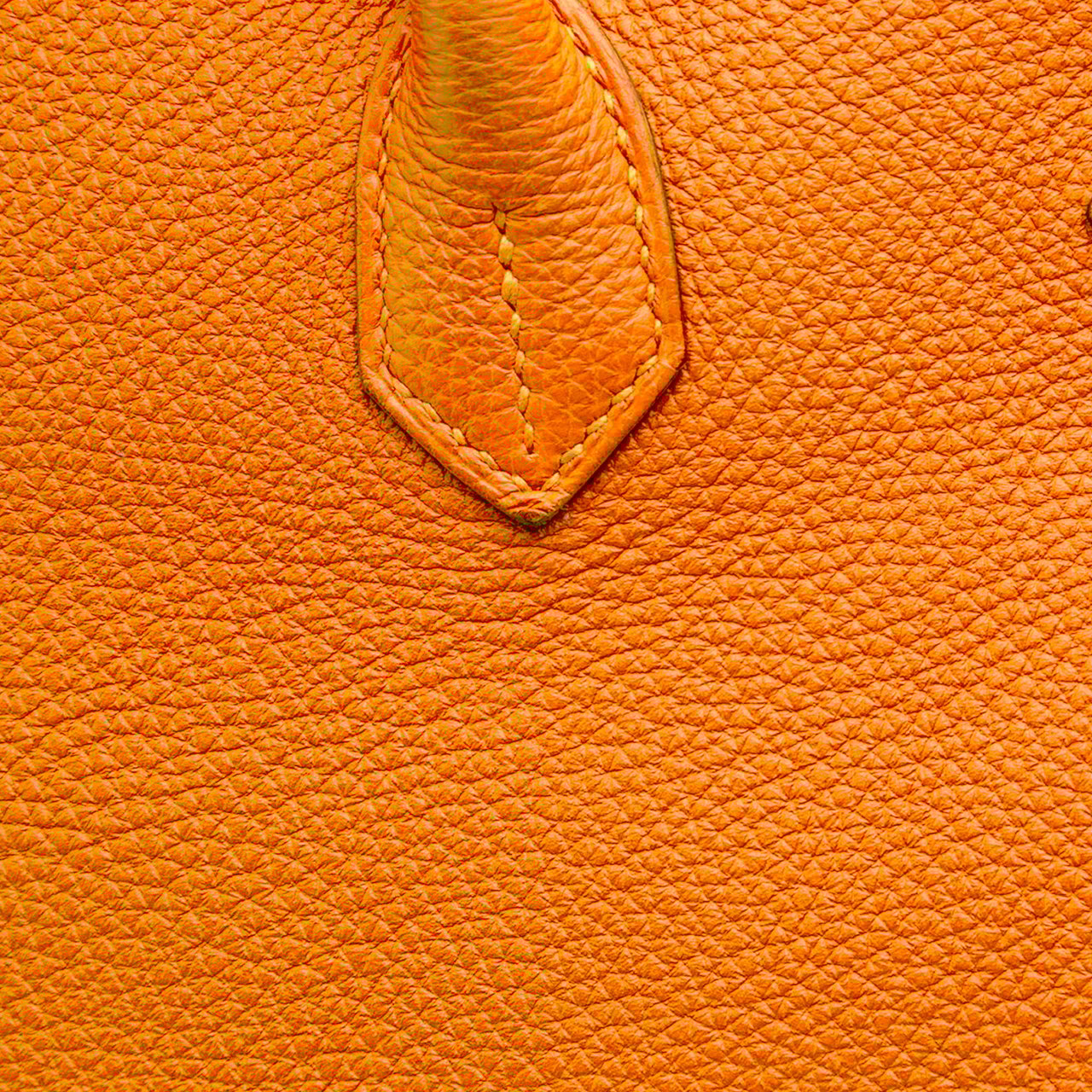 Hermès Togo Birkin Retourne 35 Oranje