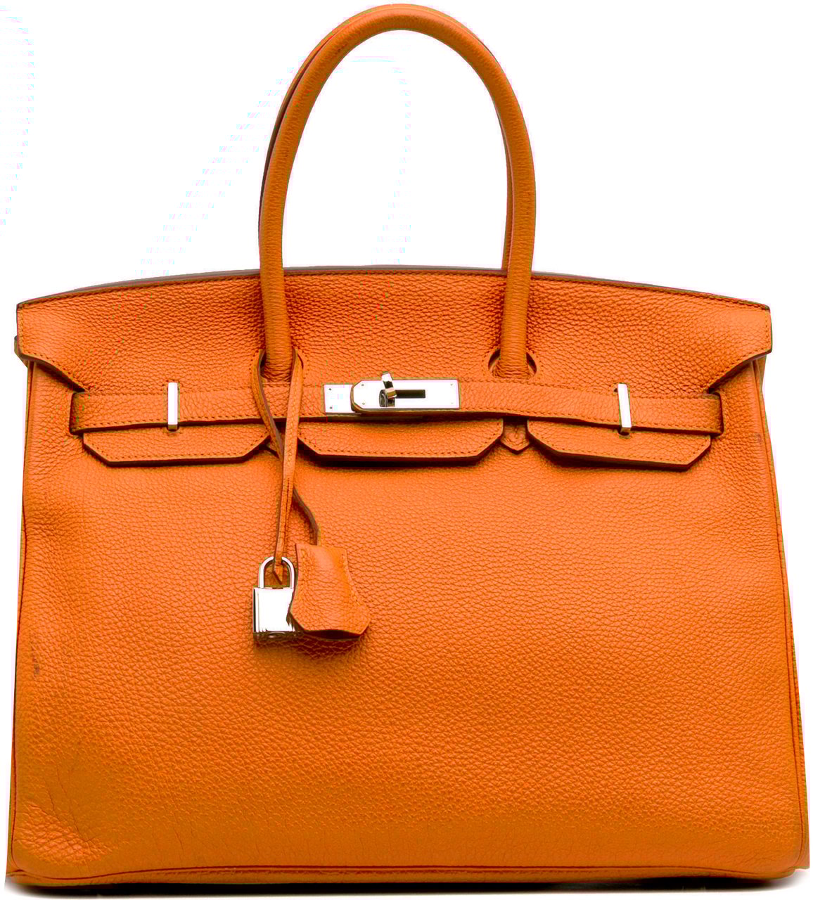 Hermès Togo Birkin Retourne 35 Oranje