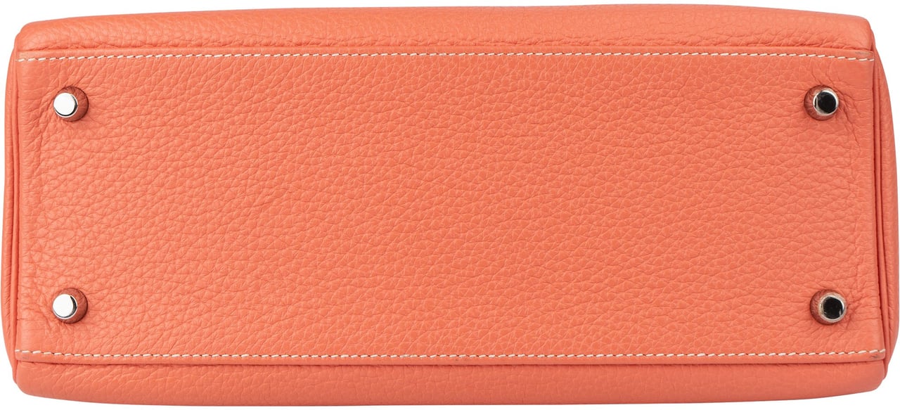 Hermès Hermès Crevette Taurillon Clemence Kelly 28 Retourne Handbag Rood