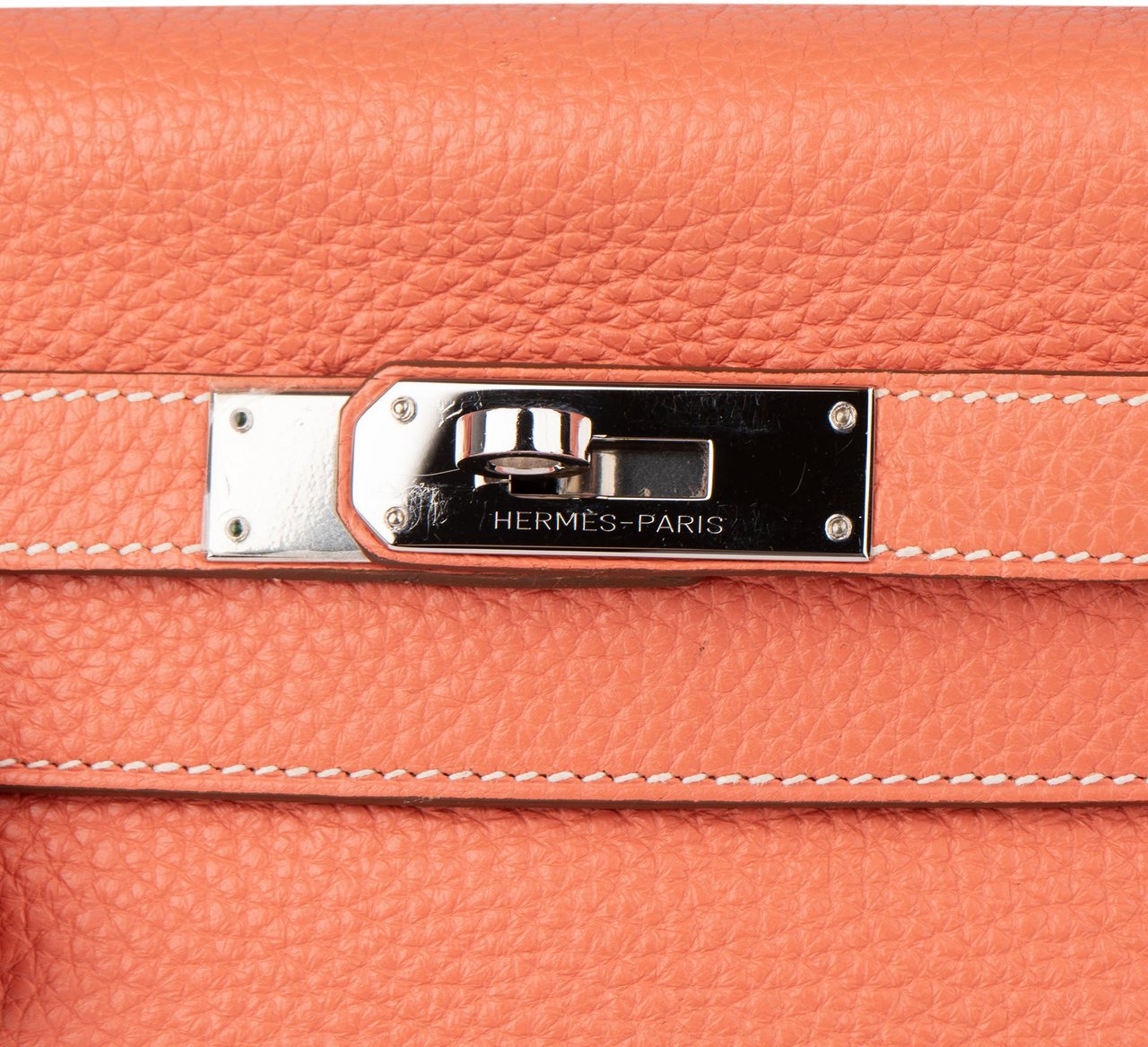 Hermès Hermès Crevette Taurillon Clemence Kelly 28 Retourne Handbag Rood