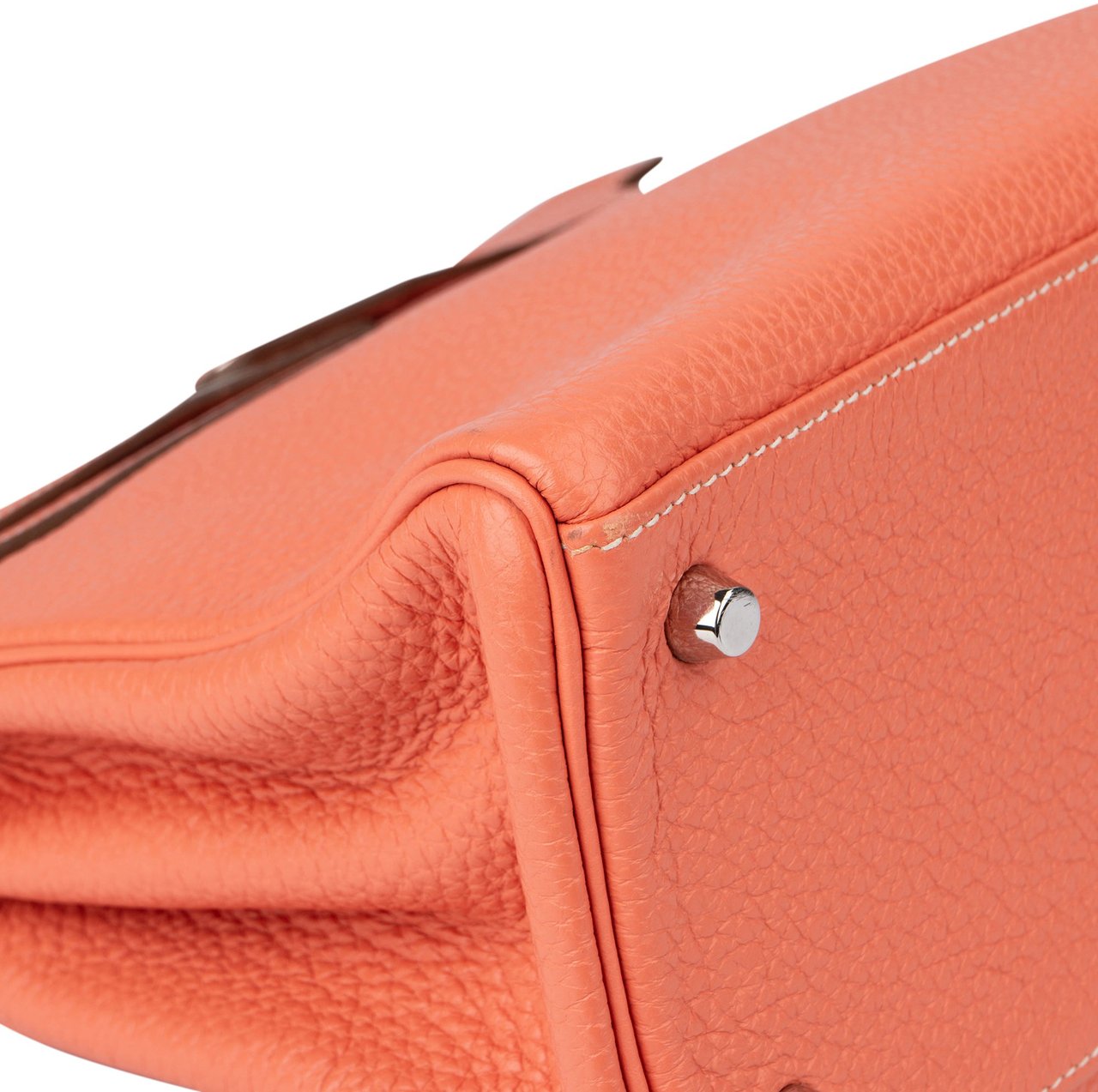 Hermès Hermès Crevette Taurillon Clemence Kelly 28 Retourne Handbag Rood