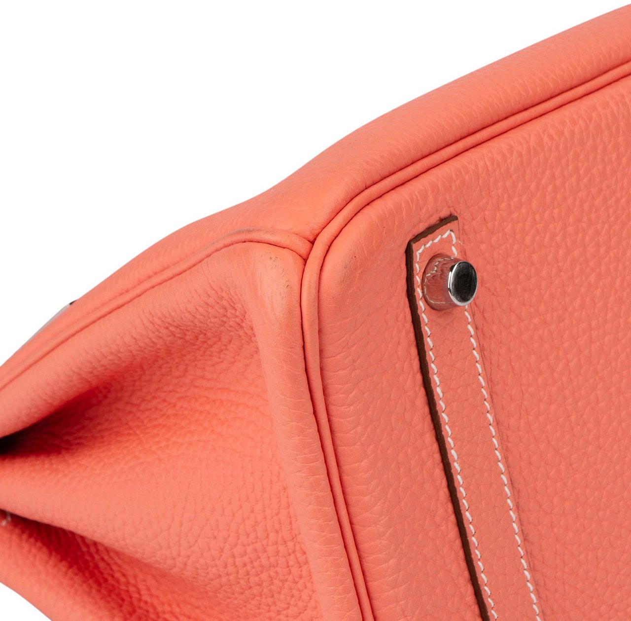 Hermès Crevette Taurillon Clemence Leather Birkin 30 Handbag Roze