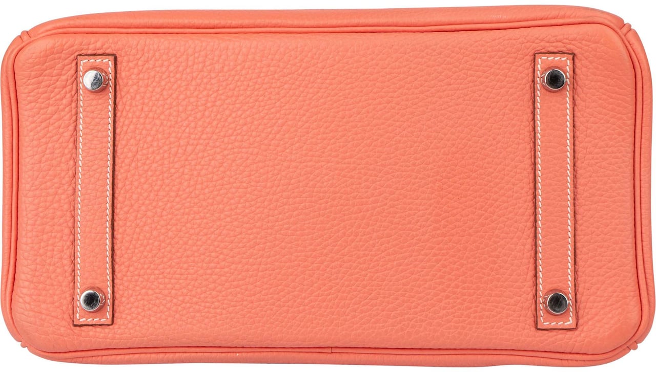 Hermès Crevette Taurillon Clemence Leather Birkin 30 Handbag Roze