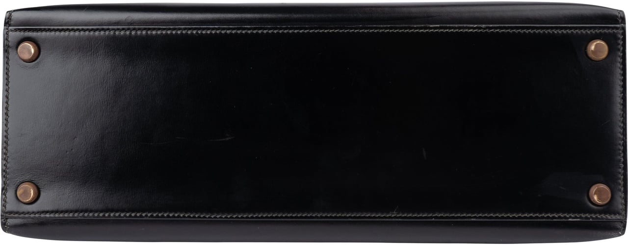 Hermès Hermès Boxcalf Leather Kelly 32 Handbag Zwart