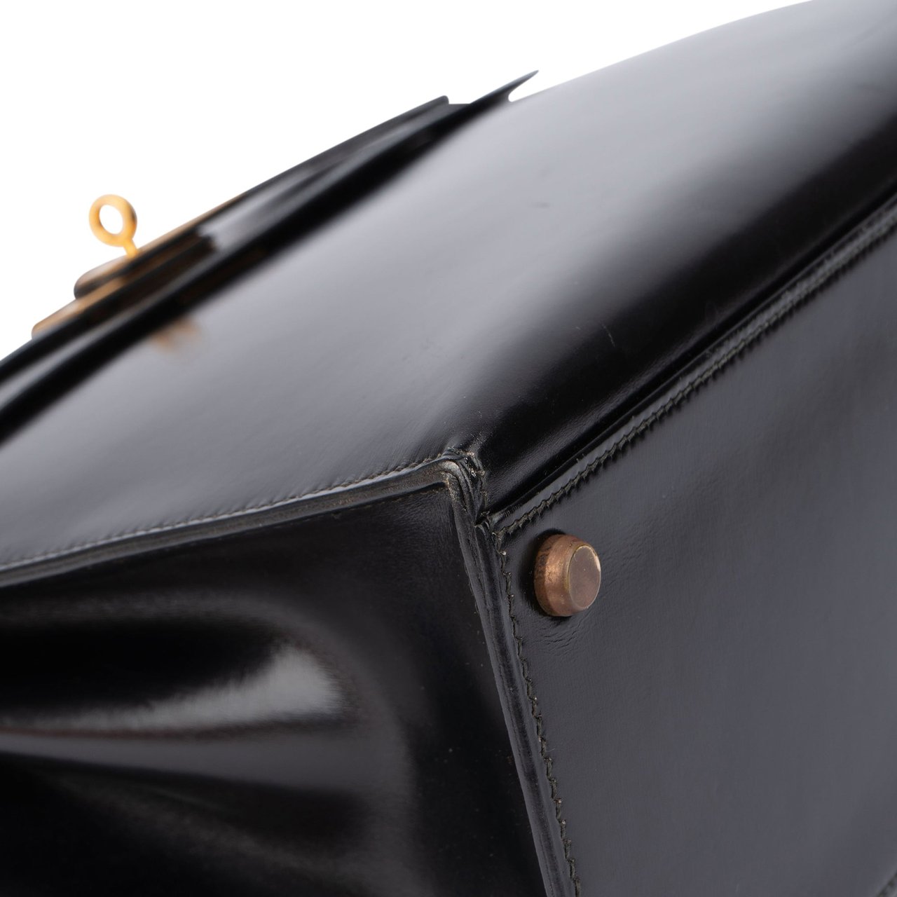 Hermès Hermès Boxcalf Leather Kelly 32 Handbag Zwart