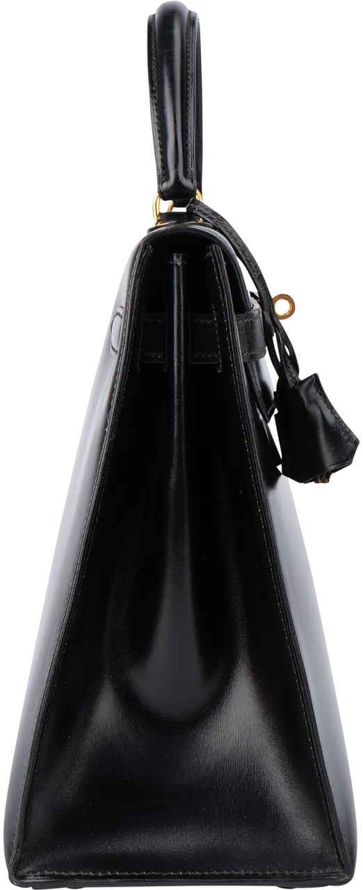 Hermès Hermès Boxcalf Leather Kelly 32 Handbag Zwart