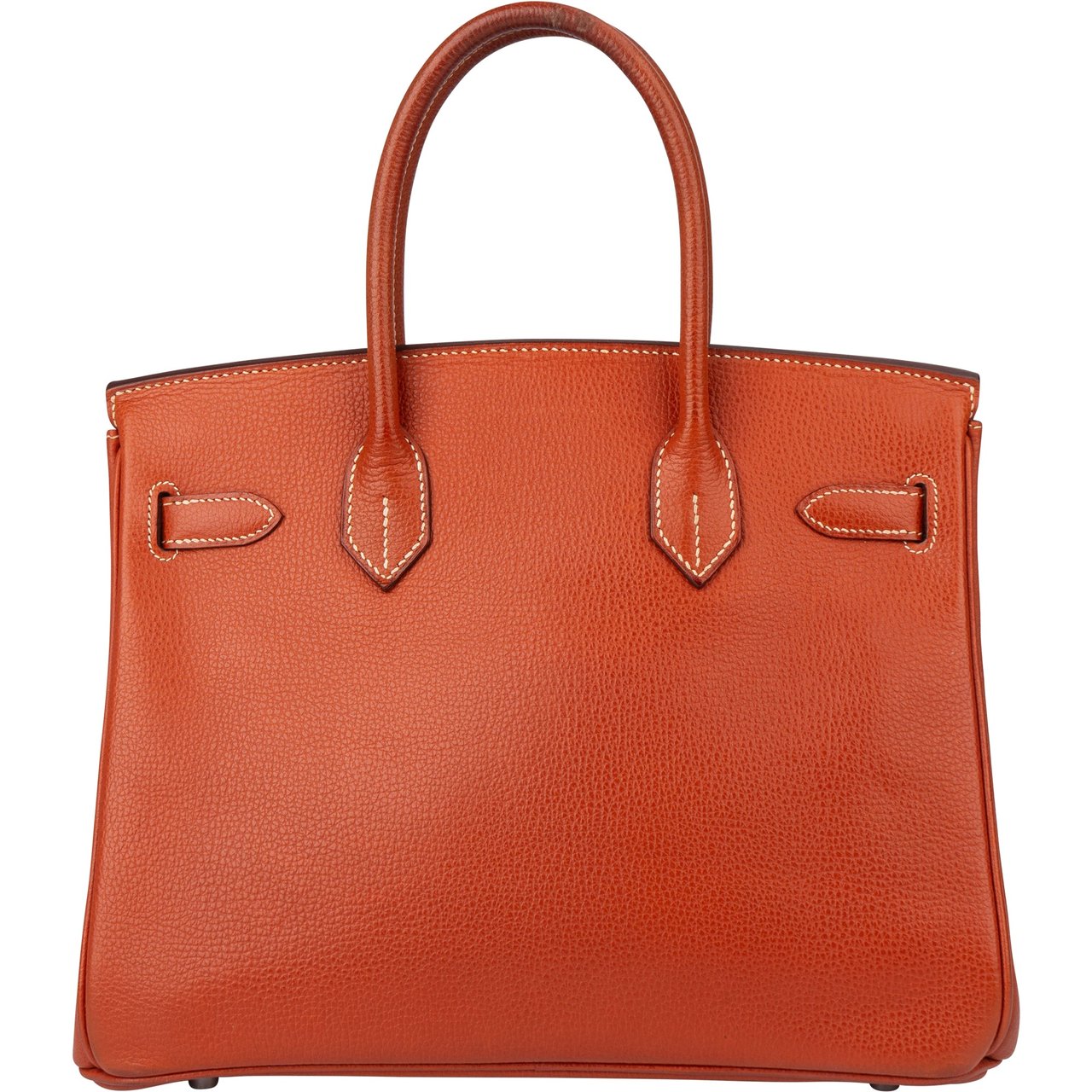 Hermès Hermès Birkin 30 Ardennes Leather Palladium Hardware Handbag Bruin