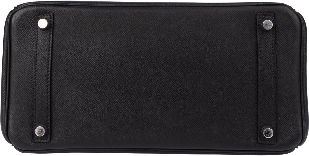 Hermès Hermès Noir Epsom Leather Birkin 30 Handbag Zwart
