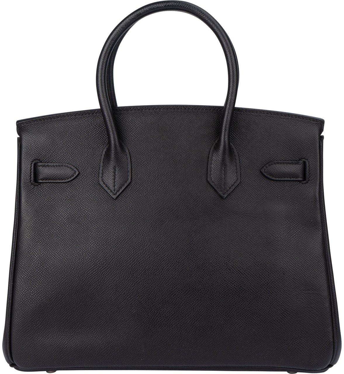 Hermès Hermès Noir Epsom Leather Birkin 30 Handbag Zwart