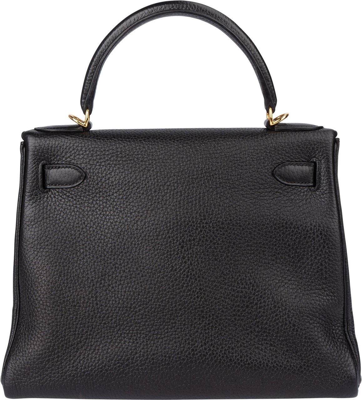 Hermès Hermès Noir Togo Leather Kelly 28 Handbag Zwart
