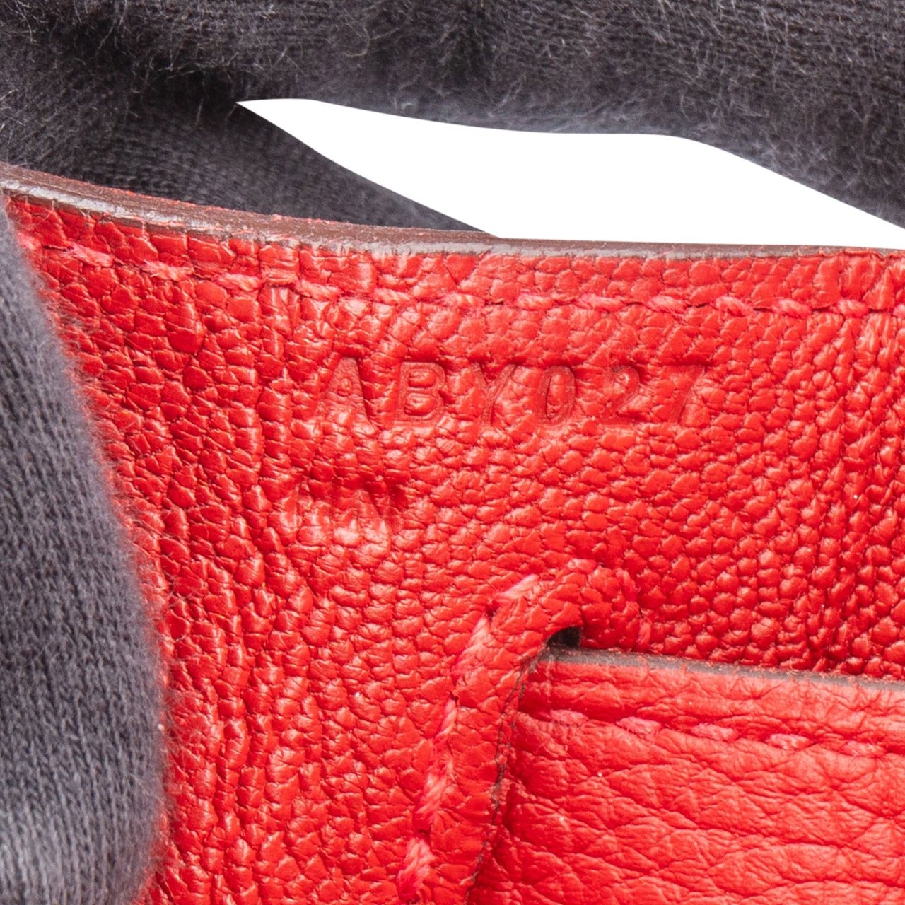 Hermès Hermès Rouge Taurillon Clemence Leather Kelly 28 Handbag Rood