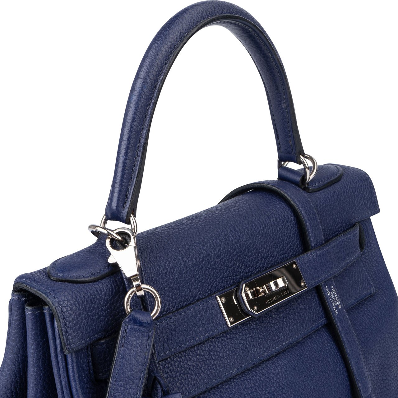 Hermès Hermès Inky Blue Togo Leather Kelly 28 Handbag Blauw