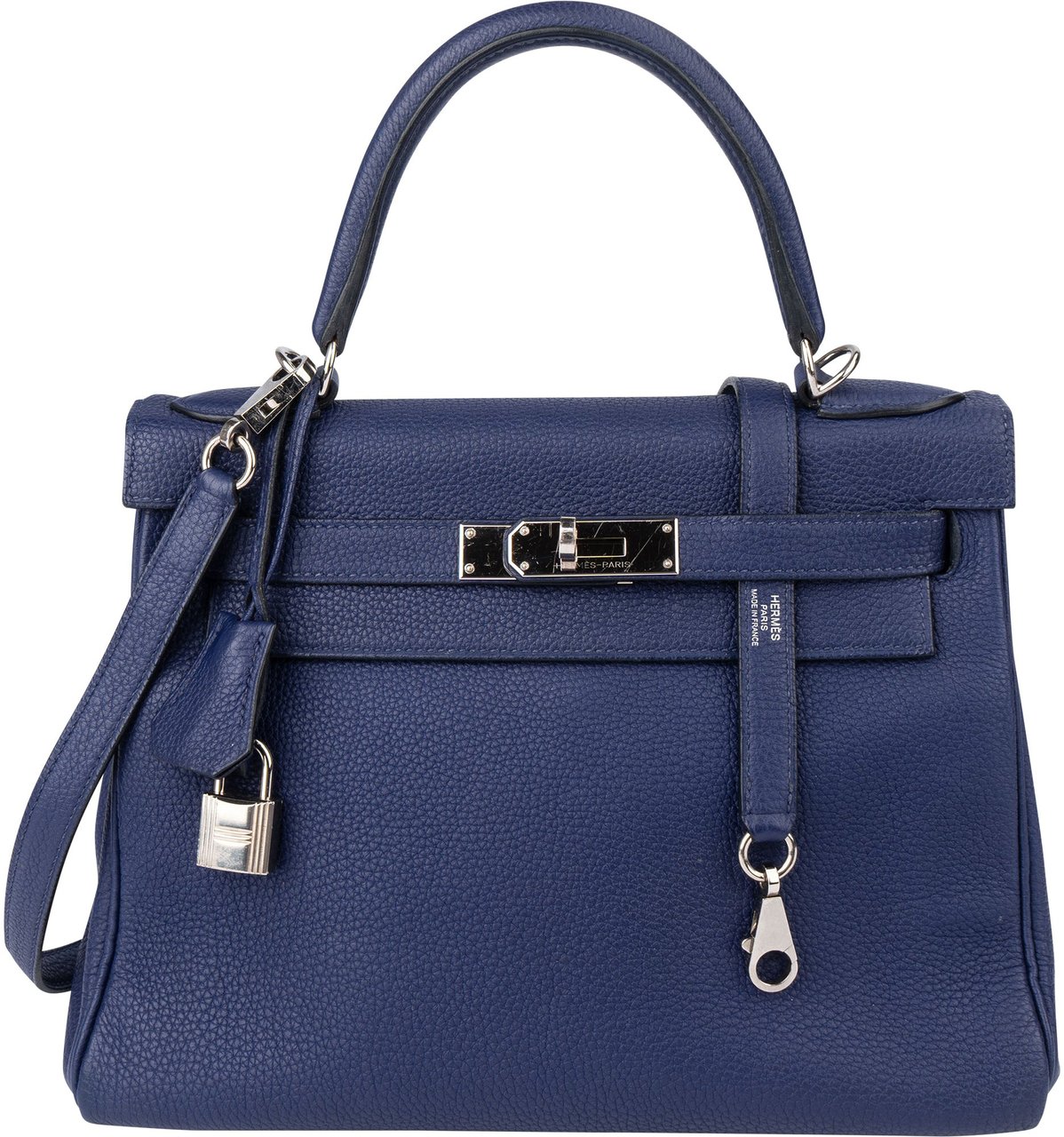 Hermès Hermès Inky Blue Togo Leather Kelly 28 Handbag Blauw