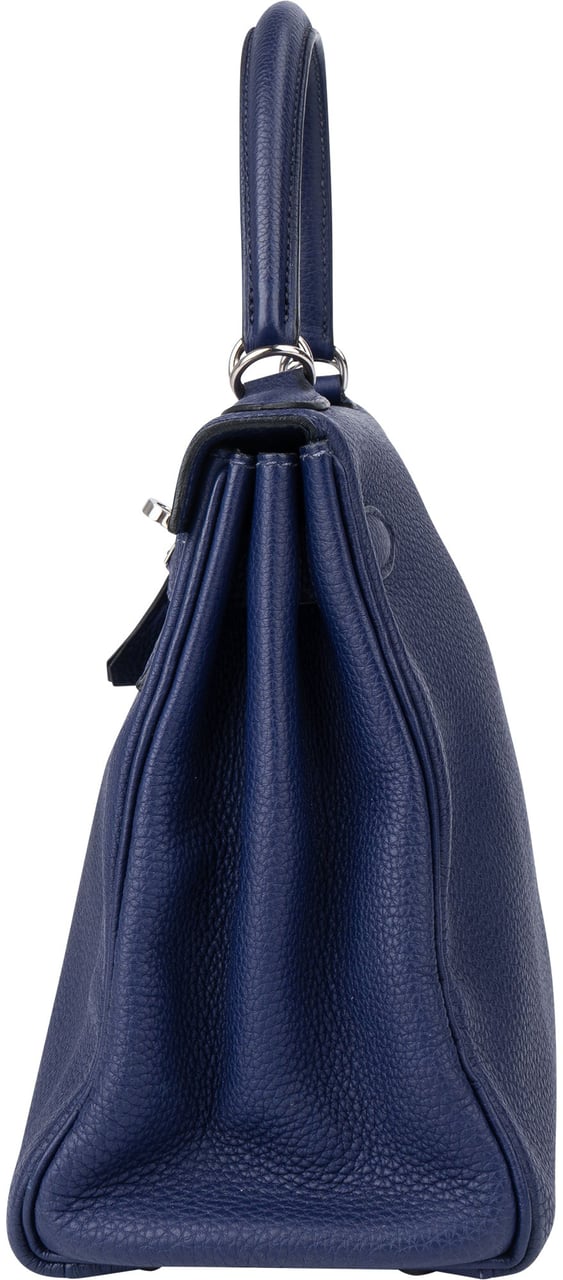 Hermès Hermès Inky Blue Togo Leather Kelly 28 Handbag Blauw