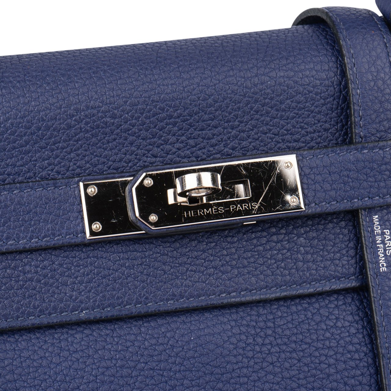 Hermès Hermès Inky Blue Togo Leather Kelly 28 Handbag Blauw