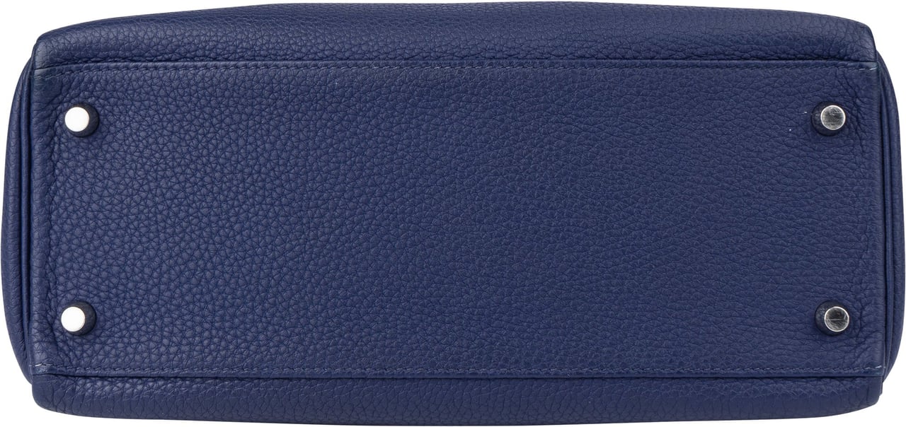 Hermès Hermès Inky Blue Togo Leather Kelly 28 Handbag Blauw