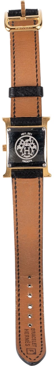 Hermès Hermès Gold Tone Heure H HH1.201 Women Watch Goud