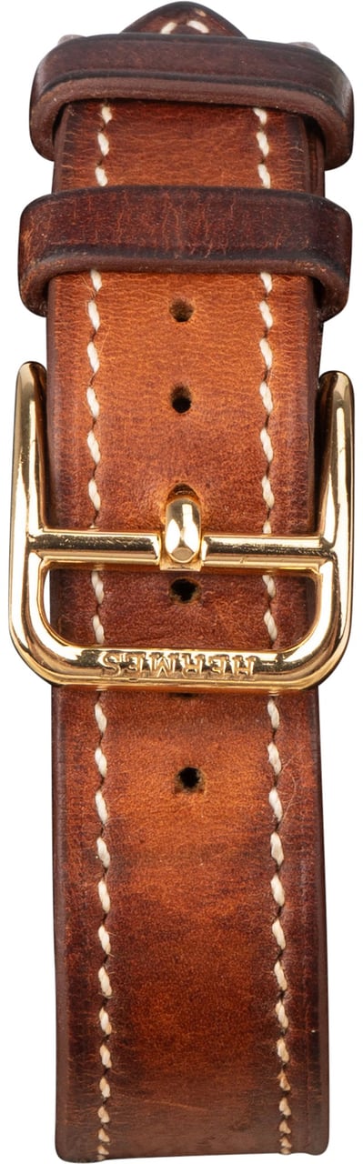 Hermès Hermès Gold Tone Heure H HH1.201 Women Watch Goud