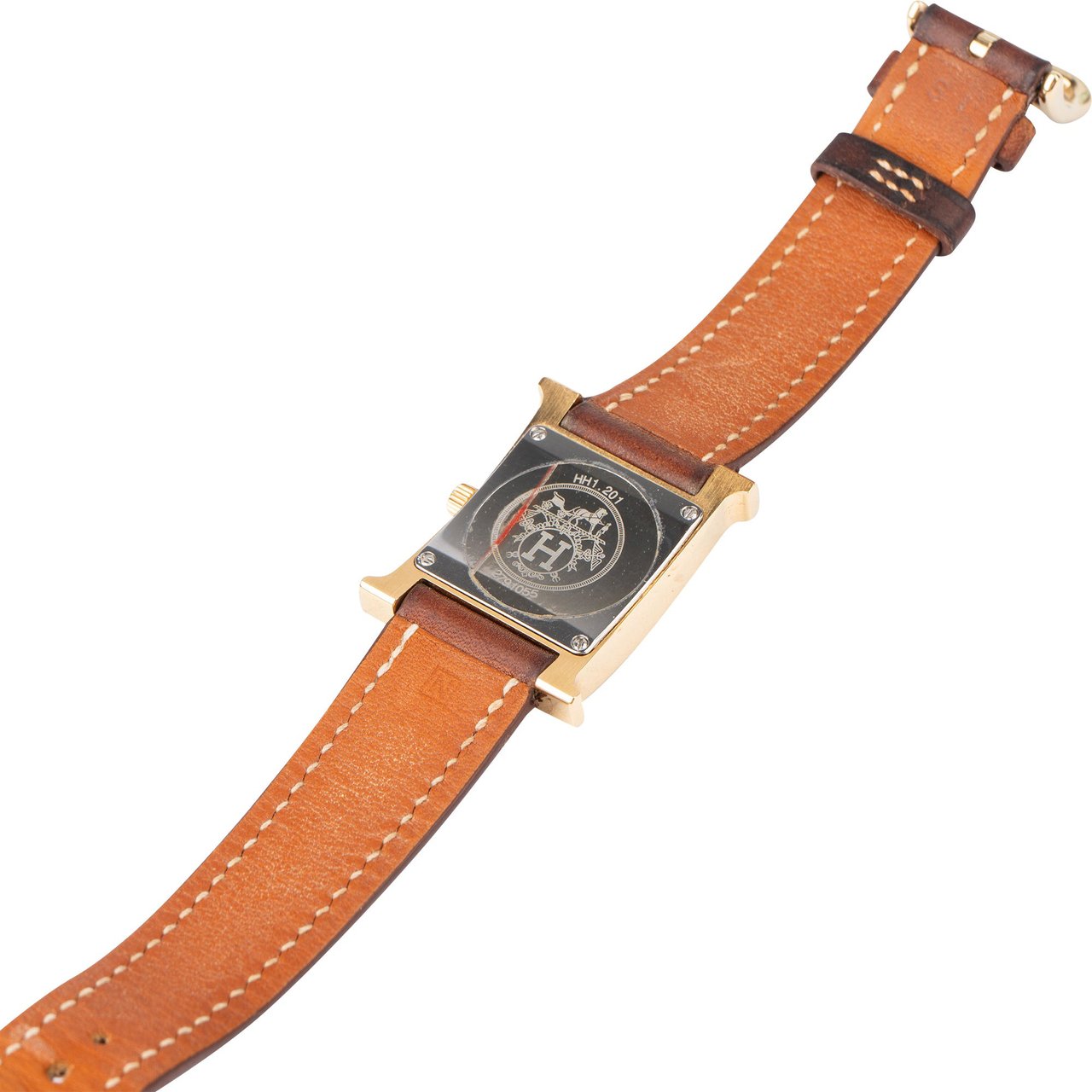 Hermès Hermès Gold Tone Heure H HH1.201 Women Watch Goud