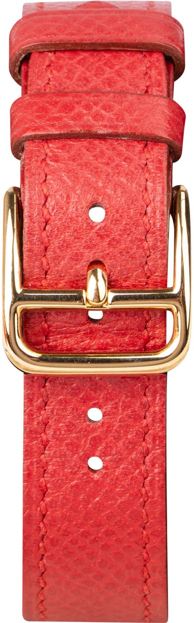 Hermès Gold Tone Heure H HH1.201 Women Watch Goud