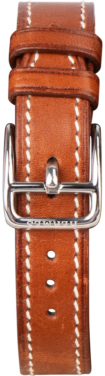 Hermès Hermès Silver Tone Tandem TA1.210 Women Watch Zilver