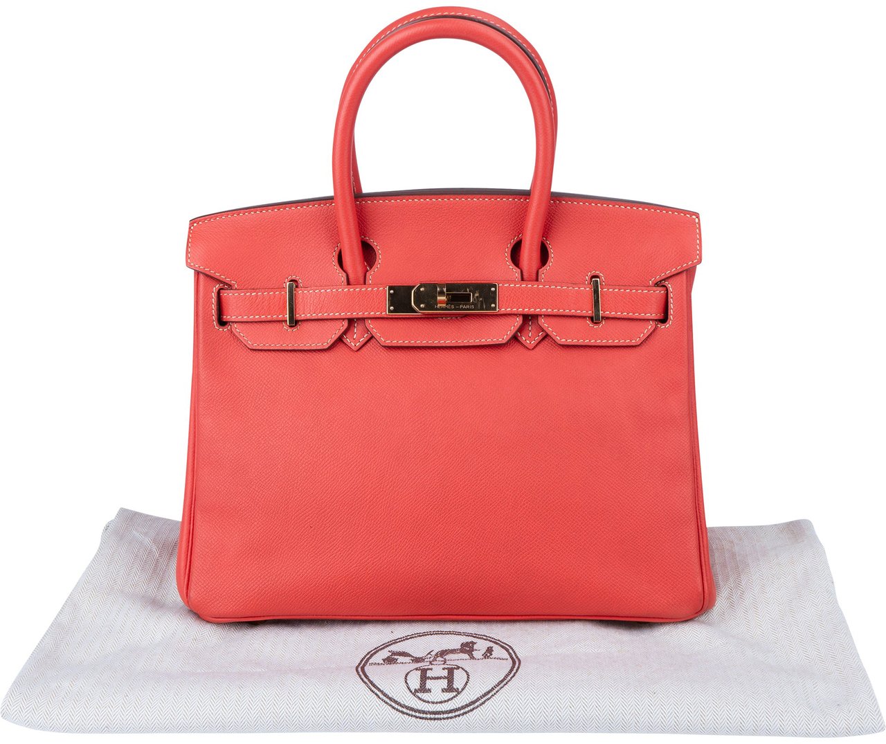 Hermès Hermès Epsom Leather Birkin 30 Handbag Divers